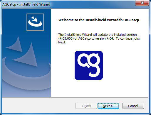 InstallShield Welcome Dialog