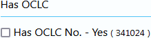Has OCLC Qualifier