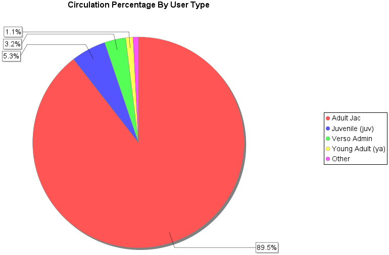 Circulation  By User Type Graph