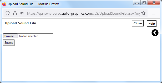 Upload Sound File Dialog